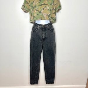 Levi's High Waist Taper 26x28 Black